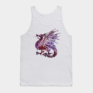 CHINESE DRAGON WITH SPIRALS Tank Top